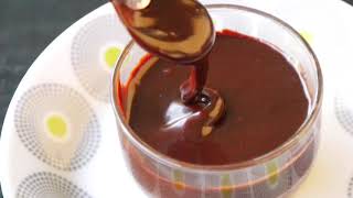 Chocolate ganache with cocoa powder  Instant chocolate Ganache [upl. by Aihsatsan]