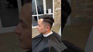 Classic pompadour haircut for men haircut hairstyle hair newcut barbershop dubai dubaifashion [upl. by Renita892]