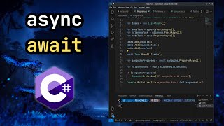 Async  Await con NET C [upl. by Erlene]