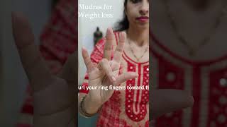 Mudra for weight loss amp fat lossweightloss yoga weightlossjourney shorts [upl. by Lamberto]