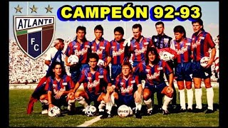 ATLANTE CAMPEÓN 9293 Final Monterrey vs Atlante Partido Completo Narrado x José Ramón Fernández [upl. by Anaeel462]