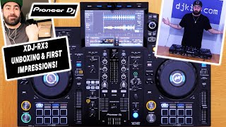 Brand new Pioneer DJ XDJRX3  Unboxing amp First Impressions TheRatcave [upl. by Cele]