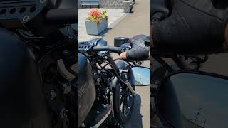 Harley Davidson Sportster Iron 883 Awesome Sound [upl. by Anirda926]