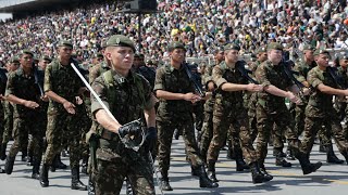 DESFILE CÍVICO MILITAR SP  EXÉRCITO BRASILEIRO [upl. by Levine]