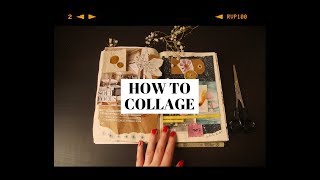 how to collage 🌙 tips  tricks [upl. by Whitten630]