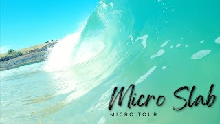 Micro Slab Micro Tour POV GoPro bodyboarding [upl. by Mllly]