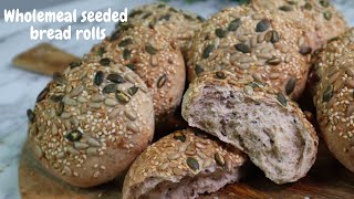 YOU WILL NEVER BUY BREAD AFTER MAKING THIS WHOLESEED BREAD ROLLS RECIPE  VERY EASY RECIPE [upl. by Nauwtna]