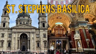 St Stephens Basilica in Budapest Hungary  Full Tour [upl. by Avevoneg252]