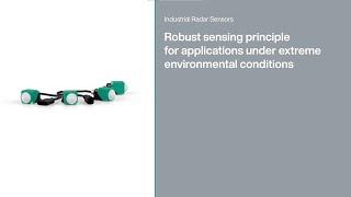 Industrial Radar Sensors Robust Sensing Principle under Extreme Environmental Conditions [upl. by Henrik678]