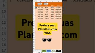 😂 Não deixe o ESTAGIÁRIO MEXER no seu Excel Use VBA 😜 [upl. by Astor]