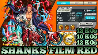 SHANKS FILM RED FULL BOOST GAMEPLAY  ONE PIECE BOUNTY RUSH  OPBR [upl. by Suraved]