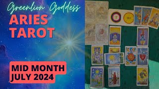 ARIES TAROT quotA BEAUTIFUL HEALINGquot MID MONTH 2024 [upl. by Baerl]