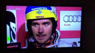 Skandal Marcel Hirscher Nightrace Schladming 2016 mit Brille [upl. by Gustafson458]