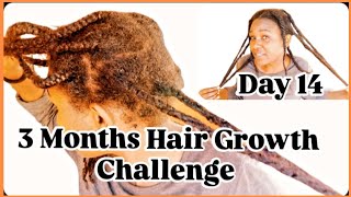 Hot Oil Treatment  How Am Growing My HAIR Super FAST In 3 Months Watch It Unfold hair hairgrowth [upl. by Atnoed]