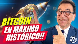 ¡¡ Bitcoin en Máximo Histórico [upl. by Chimene]