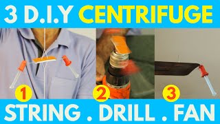 DIY Centrifuge  How to make a Centrifuge Machine  DArt of Science [upl. by Michelina]