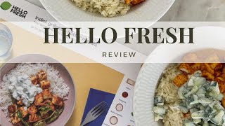 HELLO FRESH  NOT SPONSORED REVIEW [upl. by Norrej985]