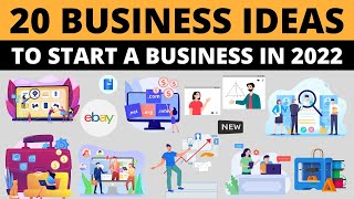 20 Lucrative Business Ideas to Start a Business in 2022 [upl. by Marianne]