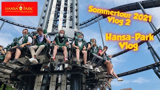 Sommertour 2021 Vlog 2  HansaPark Vlog [upl. by Skippie]