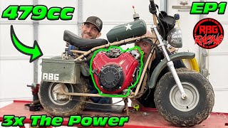 479cc VTwin Coleman CT200UEX Mini Bike Upgrade Ep1 [upl. by Donoghue]