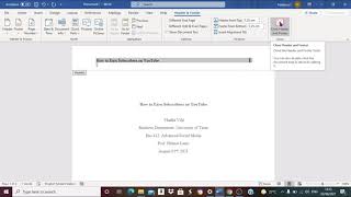 How to Format a Paper  APA 7th Ed  Running Head and Title Page for College [upl. by Sobel]