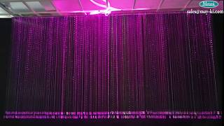 Fibre Optic Curtain Chandelier Lamp [upl. by Akirdnwahs]