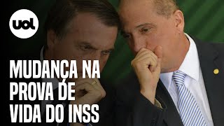 Bolsonaro e Onyx Lorenzoni participam de lançamento de mudança na prova de vida do INSS [upl. by Adelpho]