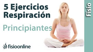 5 Ejercicios fáciles de Respiración  GUIA PARA PRINCIPIANTES [upl. by Lion]