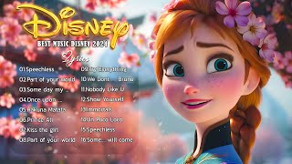 Walt Disney Songs Collection with Lyrics 2024 🎷 The Most Romantic Disney Songs  Disney Soundtracks🌈 [upl. by Ahseit]