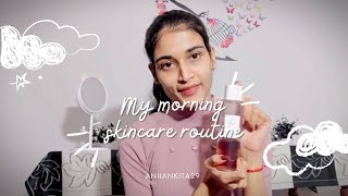 My morning skincare routine basic skincare steps  Short skincare routine video [upl. by Galven]