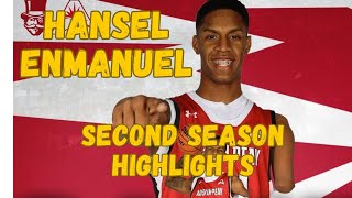 ONE ARMED HOOPER HANSEL EMMANUEL  SECOND S4ASON IN THE NCAA HIGHLIGHTS [upl. by Shaver148]