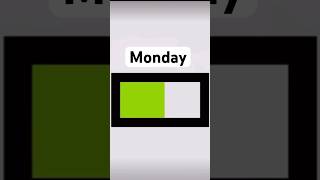 How quick the days of the week go by shorts animation [upl. by Downall]