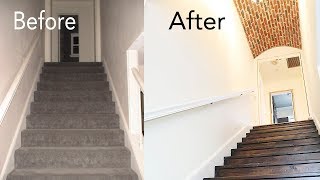 75 DIY Staircase Remodel [upl. by Einnoj710]