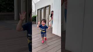 Dog pranks cute kid baby and mom 🤣🐶🐕‍🦺👧🏻❤️✅🌈😱🚀 comedy diaryof4 [upl. by Ann]