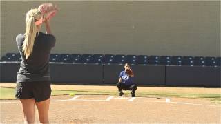 Softball Pitching Drills Around the world  Amanda Scarborough [upl. by Schifra]