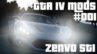 GTA IV Mods 001 Zenvo ST1 Deutsch HD [upl. by Rhianon903]