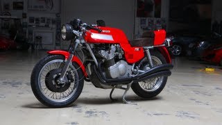 1976 MV Agusta 750 America  Jay Lenos Garage [upl. by Neelehtak592]