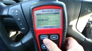 Аутель MS 509 ДиагностикаScanner OBD2 Fehler Suchen und Löschen [upl. by Oicul934]