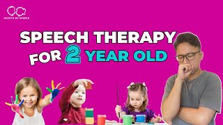 Speech Therapy for 2 Year Old at Home  Tips From a Speech Therapist [upl. by Nomzaj]