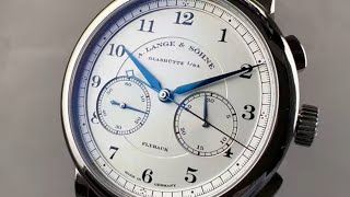 A Lange amp Söhne 1815 Chronograph 402026 A Lange amp Söhne Watch Review [upl. by Migeon873]