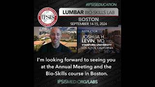 IPSIS Lumbar BioSkills Lab in Boston [upl. by Mirna285]