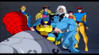 SpiderMan meets the XMen  SpiderMan Animated Series Easter egg [upl. by Tarsus]