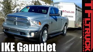 2016 Ram 1500 HEMI takes on the Extreme Ike Gauntlet Towing Review [upl. by Eixel]