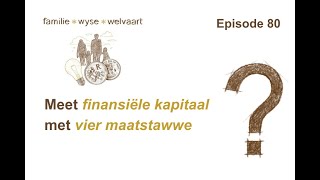 Episode 80  Meet finansiële kapitaal met vier maatstawwe [upl. by Supple524]