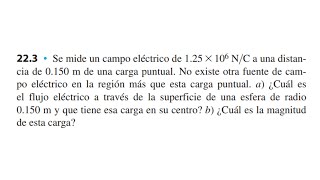 Física Ley de Gauss  Flujo eléctrico a través de la superficie de una esfera [upl. by Epuladaug]