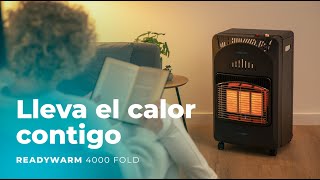 Estufa de gas butano ReadyWarm 4000 Slim Fold 4200W Plegable Cerámica [upl. by Leviram]