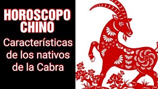 HOROSCOPO CHINO  Características de los nativos de la Cabra [upl. by Eselahs]