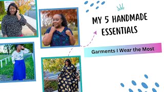 My 5 Essential Sewing Patterns  5handmadeessentials [upl. by Alice]