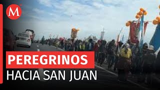 Peregrinos acuden a San Juan de los Lagos por motivos de Día de la Candelaria [upl. by Nelyaw]