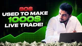 Live Forex Trading  80 used to make 1000 [upl. by Johns]